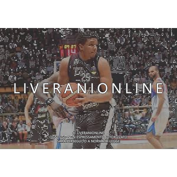 VIRTUS BOLOGNA - CANTU\' BASKET CAMPIONATO SERIE A1 07 APRILE 2018 NELLA FOTO Kenny Lawson ©OPTIMAFOTO / AGENZIA ALDO LIVERANI SAS