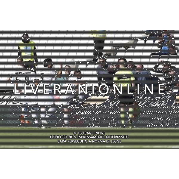 CESENA - VIRTUS ENTELLA serie B ConTe.it 08/04/2018 nella foto: esultanza KUPISZ TOMASZ ©Claudio Zamagni/Agenzia Aldo Liverani KUPISZ TOMASZ celebrates after scoring a goal during Serie B conTe.it match between Cesena and Virtus Entella at Stadio Orogel Dino Manuzzi on April 08, 2018 in Cesena, Italy. photo credit by Claudio Zamagni/Aldo Liverani Photo Agency