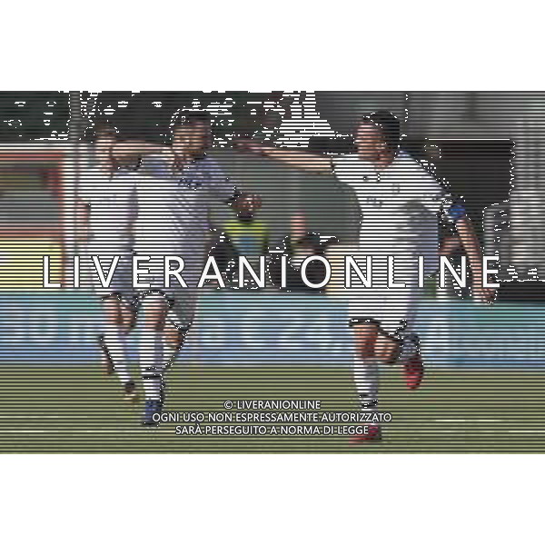 CESENA - VIRTUS ENTELLA serie B ConTe.it 08/04/2018 nella foto: esultanza cesena ©Claudio Zamagni/Agenzia Aldo Liverani cesena celebrates after scoring a goal during Serie B conTe.it match between Cesena and Virtus Entella at Stadio Orogel Dino Manuzzi on April 08, 2018 in Cesena, Italy. photo credit by Claudio Zamagni/Aldo Liverani Photo Agency