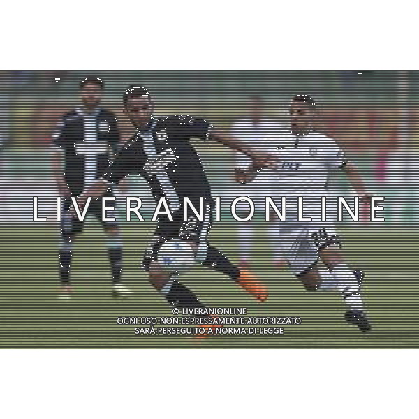 CESENA - VIRTUS ENTELLA serie B ConTe.it 08/04/2018 nella foto: Aliji Naser e VITA ALESSIO ©Claudio Zamagni/Agenzia Aldo Liverani Aliji Naser and VITA ALESSIO during Serie B conTe.it match between Cesena and Virtus Entella at Stadio Orogel Dino Manuzzi on April 08, 2018 in Cesena, Italy. photo credit by Claudio Zamagni/Aldo Liverani Photo Agency