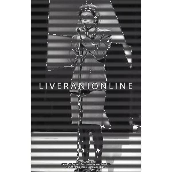 RETROSPETTIVA ORNELLA VANONI CANTANTE A SANREMO 1989 NELLA FOTO ORNELLA VANONI AG ALDO LIVERANI SAS