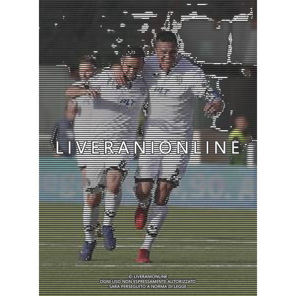 CESENA - VIRTUS ENTELLA serie B ConTe.it 08/04/2018 nella foto: SCHIAVONE ANDREA e PERTICONE ROMANO ©Claudio Zamagni/Agenzia Aldo Liverani SCHIAVONE ANDREA and PERTICONE ROMAN during Serie B conTe.it match between Cesena and Virtus Entella at Stadio Orogel Dino Manuzzi on April 08, 2018 in Cesena, Italy. photo credit by Claudio Zamagni/Aldo Liverani Photo Agency
