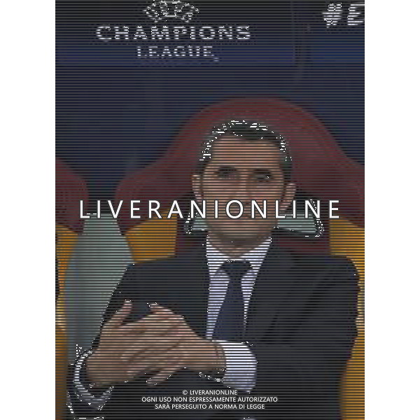 UEFA Champions League 2017/2018 Quarti di Finale Ritorno Roma - 10.04.2018 Roma-Barcellona Nella Foto: ernesto valverde in panchina /Ph.Vitez-Ag. Aldo Liverani