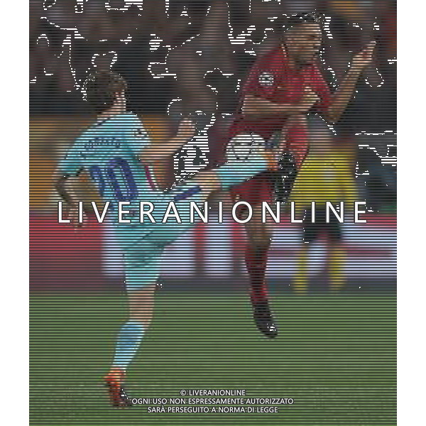 UEFA Champions League 2017/2018 Quarti di Finale Ritorno Roma - 10.04.2018 Roma-Barcellona Nella Foto:sergi roberto e juan jesus /Ph.Vitez-Ag. Aldo Liverani