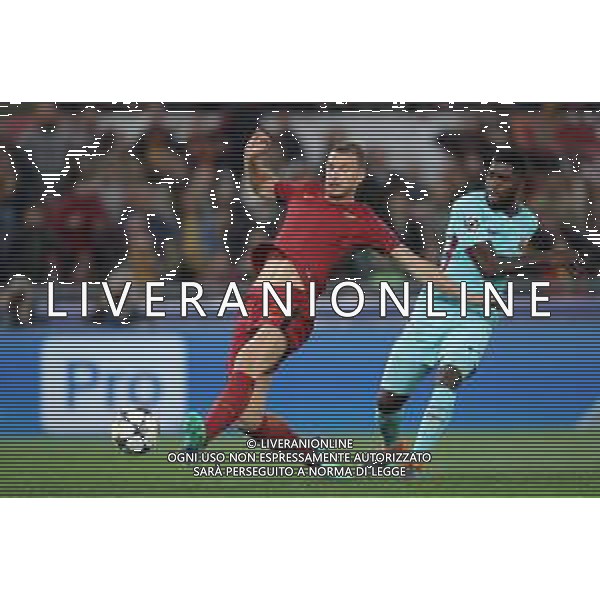 UEFA Champions League 2017/2018 Quarti di Finale Ritorno Roma - 10.04.2018 Roma-Barcellona Nella Foto: il gol di edin dzeko del 1-0 /Ph.Vitez-Ag. Aldo Liverani
