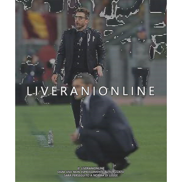 UEFA Champions League 2017/2018 Quarti di Finale Ritorno Roma - 10.04.2018 Roma-Barcellona Nella Foto: eusebio di francesco ed ernesto valverde /Ph.Vitez-Ag. Aldo Liverani