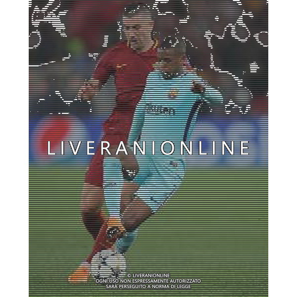UEFA Champions League 2017/2018 Quarti di Finale Ritorno Roma - 10.04.2018 Roma-Barcellona Nella Foto: Nelson semedo e aleksandar kolarov /Ph.Vitez-Ag. Aldo Liverani