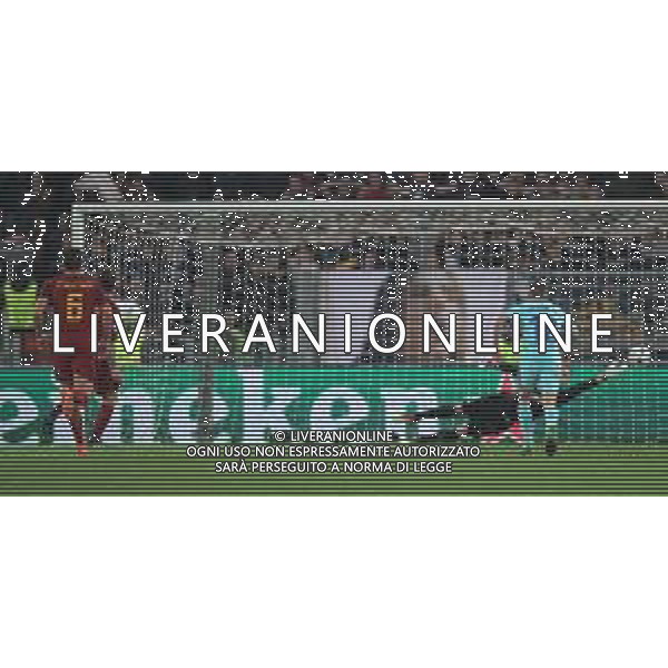 UEFA Champions League 2017/2018 Quarti di Finale Ritorno Roma - 10.04.2018 Roma-Barcellona Nella Foto: il gol su rigore di daniele de rossi /Ph.Vitez-Ag. Aldo Liverani