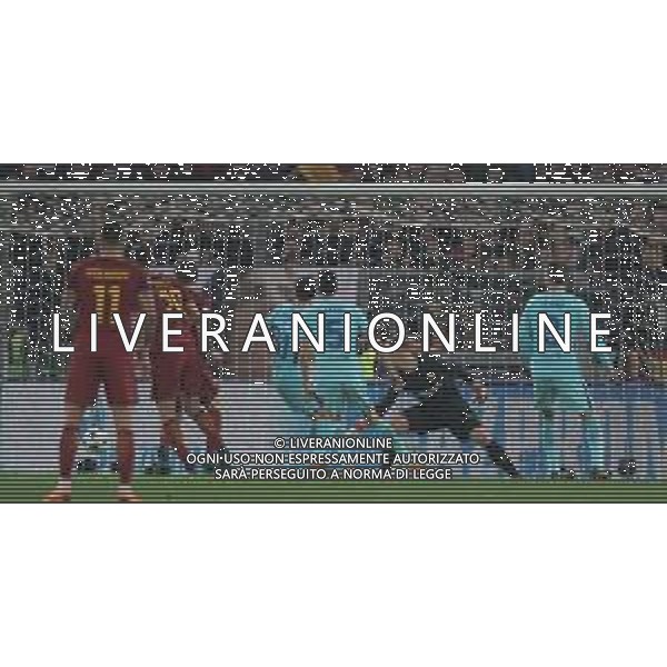 UEFA Champions League 2017/2018 Quarti di Finale Ritorno Roma - 10.04.2018 Roma-Barcellona Nella Foto: il gol di Kostas Manolas /Ph.Vitez-Ag. Aldo Liverani
