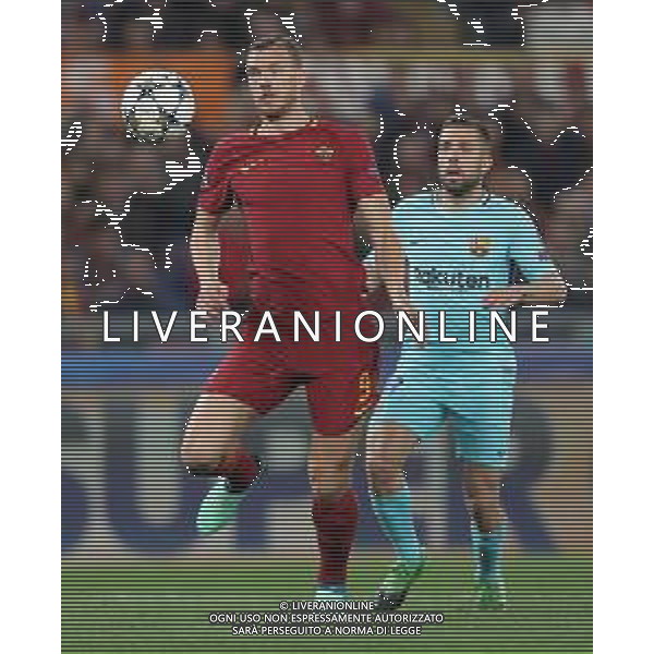UEFA Champions League 2017/2018 Quarti di Finale Ritorno Roma - 10.04.2018 Roma-Barcellona Nella Foto:Dzeko Edin /Ph.Vitez-Ag. Aldo Liverani