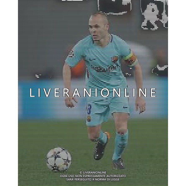 UEFA Champions League 2017/2018 Quarti di Finale Ritorno Roma - 10.04.2018 Roma-Barcellona Nella Foto:Iniesta Andreas /Ph.Vitez-Ag. Aldo Liverani