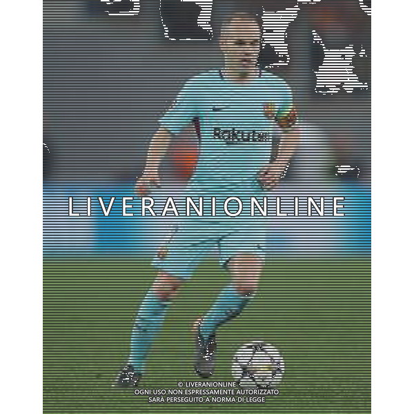 UEFA Champions League 2017/2018 Quarti di Finale Ritorno Roma - 10.04.2018 Roma-Barcellona Nella Foto:Iniesta Andreas /Ph.Vitez-Ag. Aldo Liverani