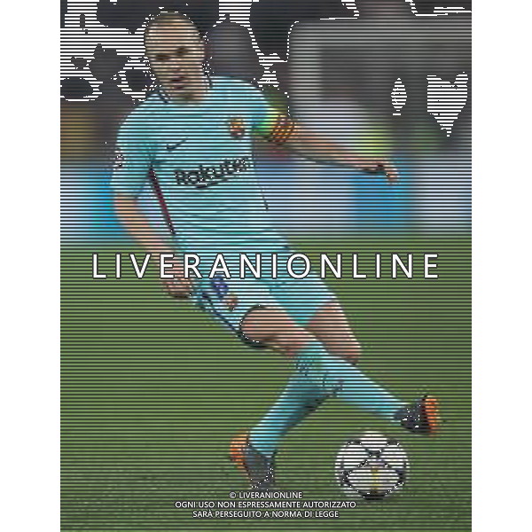 UEFA Champions League 2017/2018 Quarti di Finale Ritorno Roma - 10.04.2018 Roma-Barcellona Nella Foto:Iniesta Andreas /Ph.Vitez-Ag. Aldo Liverani
