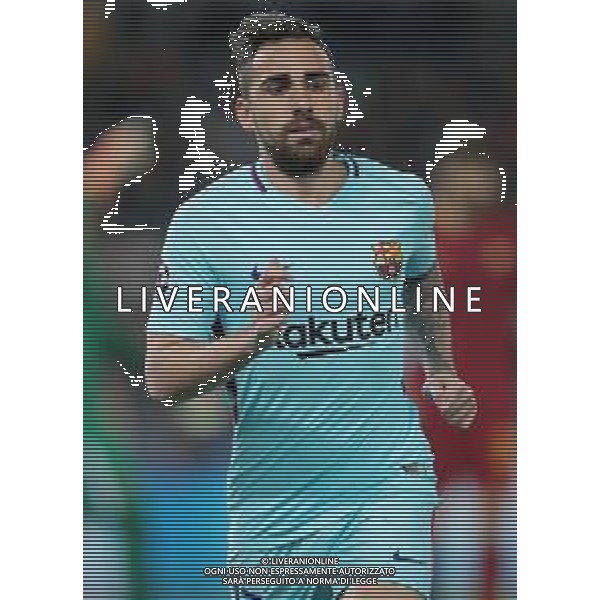 UEFA Champions League 2017/2018 Quarti di Finale Ritorno Roma - 10.04.2018 Roma-Barcellona Nella Foto:Alcacer Paco /Ph.Vitez-Ag. Aldo Liverani