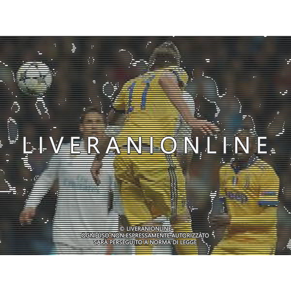 UEFA Champions League 2017/2018 Quarti di Finale Ritorno Madrid - 11.04.2018 Real Madrid-Juventus Nella Foto: il secondo gol di mario mandzukic /Ph.Vitez-Ag. Aldo Liverani