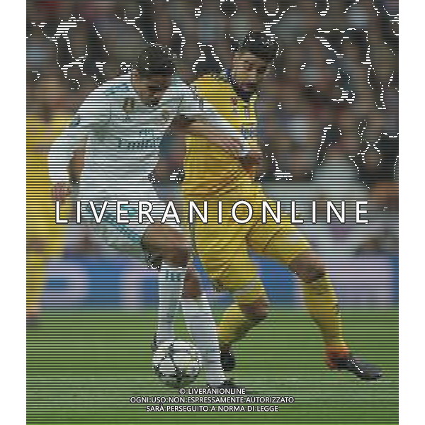 UEFA Champions League 2017/2018 Quarti di Finale Ritorno Madrid - 11.04.2018 Real Madrid-Juventus Nella Foto: Raphael Varane e Sami khedira /Ph.Vitez-Ag. Aldo Liverani