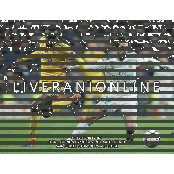 UEFA Champions League 2017/2018 Quarti di Finale Ritorno Madrid - 11.04.2018 Real Madrid-Juventus Nella Foto:isco e blaise matuidi /Ph.Vitez-Ag. Aldo Liverani