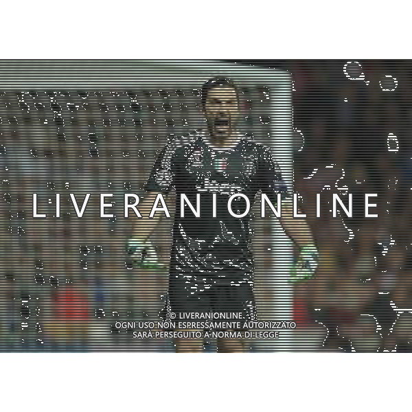 UEFA Champions League 2017/2018 Quarti di Finale Ritorno Madrid - 11.04.2018 Real Madrid-Juventus Nella Foto: la rabbia di gianluigi buffon /Ph.Vitez-Ag. Aldo Liverani