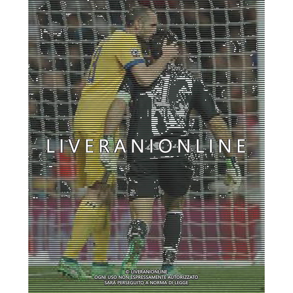 UEFA Champions League 2017/2018 Quarti di Finale Ritorno Madrid - 11.04.2018 Real Madrid-Juventus Nella Foto: gianluigi buffon e giorgio chiellini /Ph.Vitez-Ag. Aldo Liverani
