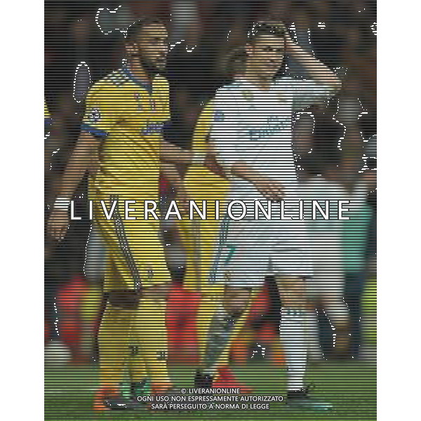 UEFA Champions League 2017/2018 Quarti di Finale Ritorno Madrid - 11.04.2018 Real Madrid-Juventus Nella Foto: cristiano ronaldo e benatia /Ph.Vitez-Ag. Aldo Liverani