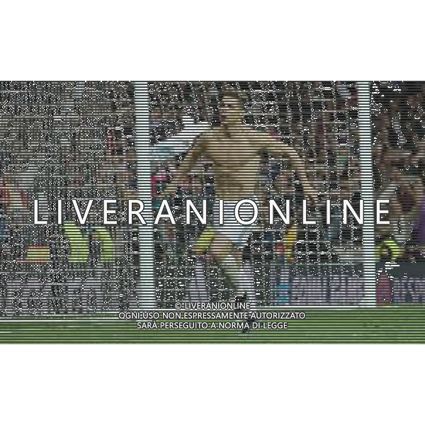 UEFA Champions League 2017/2018 Quarti di Finale Ritorno Madrid - 11.04.2018 Real Madrid-Juventus Nella Foto: esultanza dopo il gol su rigore di cristiano ronaldo /Ph.Vitez-Ag. Aldo Liverani