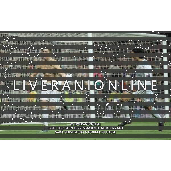 UEFA Champions League 2017/2018 Quarti di Finale Ritorno Madrid - 11.04.2018 Real Madrid-Juventus Nella Foto: esultanza dopo il gol su rigore di cristiano ronaldo /Ph.Vitez-Ag. Aldo Liverani