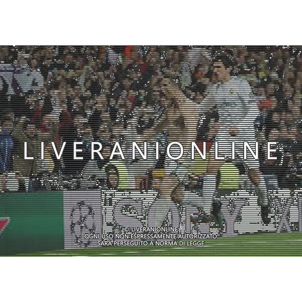 UEFA Champions League 2017/2018 Quarti di Finale Ritorno Madrid - 11.04.2018 Real Madrid-Juventus Nella Foto: esultanza dopo il gol su rigore di cristiano ronaldo /Ph.Vitez-Ag. Aldo Liverani
