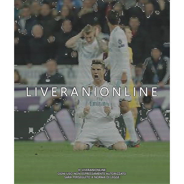 UEFA Champions League 2017/2018 Quarti di Finale Ritorno Madrid - 11.04.2018 Real Madrid-Juventus Nella Foto: esultanza di cristiano ronaldo /Ph.Vitez-Ag. Aldo Liverani