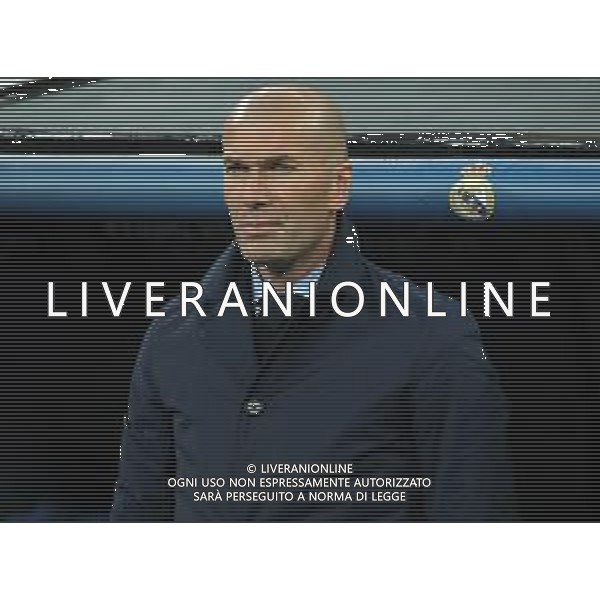 UEFA Champions League 2017/2018 Quarti di Finale Ritorno Madrid - 11.04.2018 Real Madrid-Juventus Nella Foto:Zinedine Zidane /Ph.Vitez-Ag. Aldo Liverani