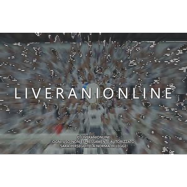UEFA Champions League 2017/2018 Quarti di Finale Ritorno Madrid - 11.04.2018 Real Madrid-Juventus Nella Foto:Tifosi Real Madrid /Ph.Vitez-Ag. Aldo Liverani