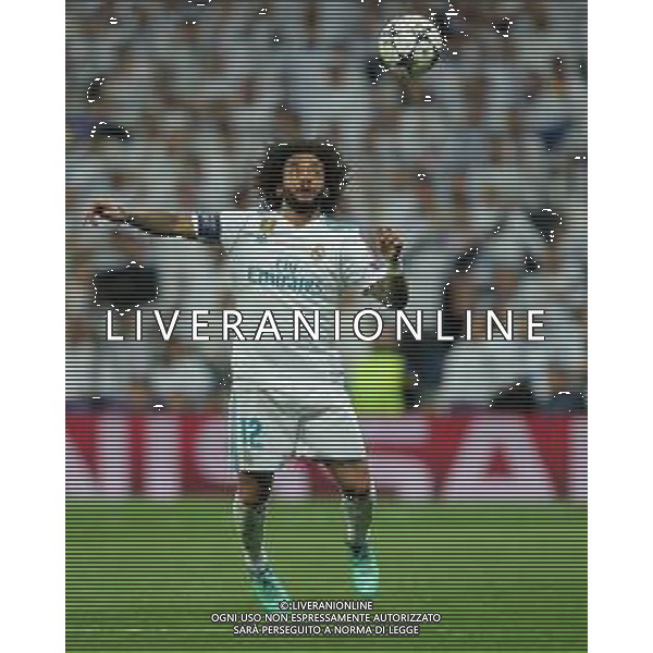 UEFA Champions League 2017/2018 Quarti di Finale Ritorno Madrid - 11.04.2018 Real Madrid-Juventus Nella Foto:Marcelo /Ph.Vitez-Ag. Aldo Liverani