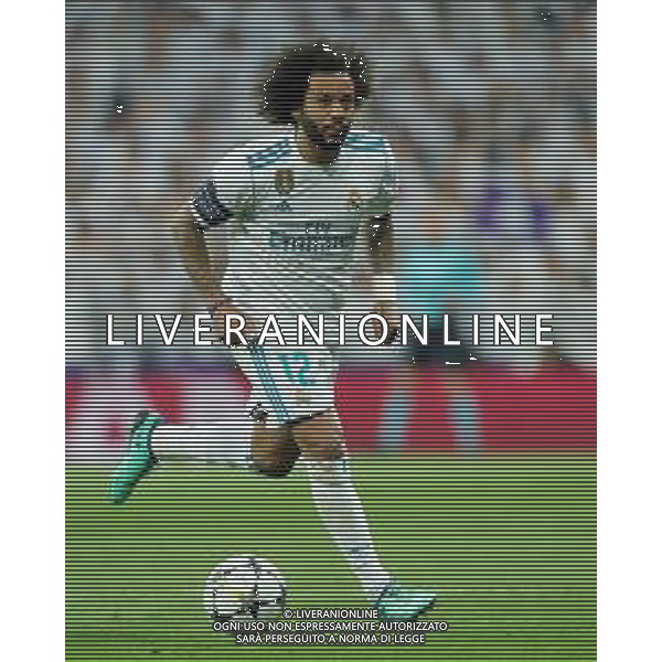 UEFA Champions League 2017/2018 Quarti di Finale Ritorno Madrid - 11.04.2018 Real Madrid-Juventus Nella Foto:Marcelo /Ph.Vitez-Ag. Aldo Liverani