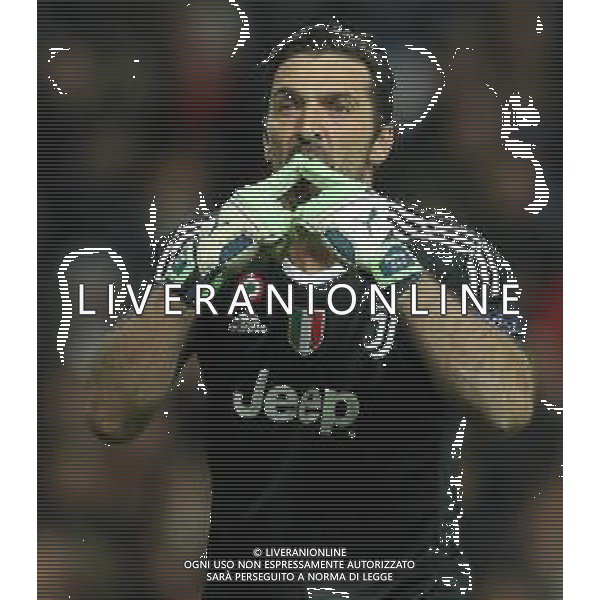 UEFA Champions League 2017/2018 Quarti di Finale Ritorno Madrid - 11.04.2018 Real Madrid-Juventus Nella Foto:Buffon Gianluigi /Ph.Vitez-Ag. Aldo Liverani