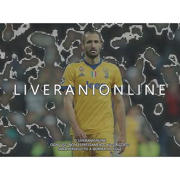 UEFA Champions League 2017/2018 Quarti di Finale Ritorno Madrid - 11.04.2018 Real Madrid-Juventus Nella Foto:Chiellini Giorgio /Ph.Vitez-Ag. Aldo Liverani