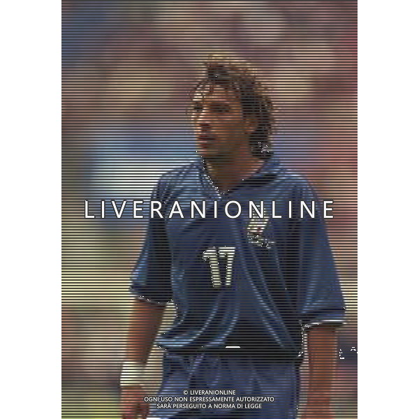 03-07-1998 CAMPIONATO DEL MONDO FRANCIA 98 PARIGI-ITALIA FRANCIA 0-0 AI SUPPLEMENTARI 4-3 NELLA FOTO FRANCESCO MORIERO AG ALDO LIVERANI SAS