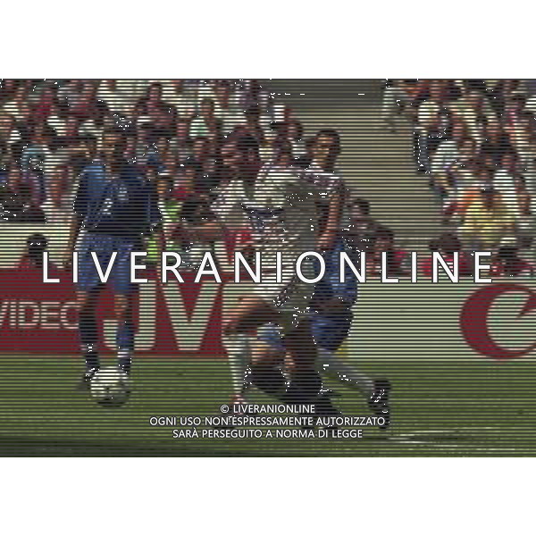 03-07-1998 CAMPIONATO DEL MONDO FRANCIA 98 PARIGI-ITALIA FRANCIA 0-0 AI SUPPLEMENTARI 4-3 NELLA FOTO ZINEDINE ZIDANE AG ALDO LIVERANI SASZI