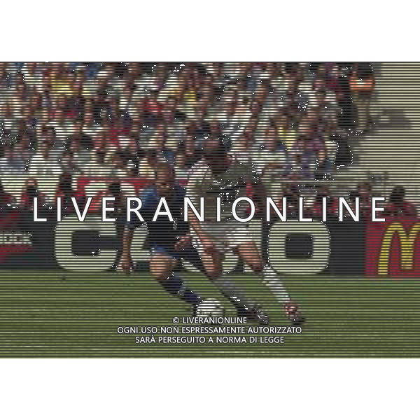 03-07-1998 CAMPIONATO DEL MONDO FRANCIA 98 PARIGI-ITALIA FRANCIA 0-0 AI SUPPLEMENTARI 4-3 NELLA FOTO ZINEDINE ZIDANE AG ALDO LIVERANI SAS