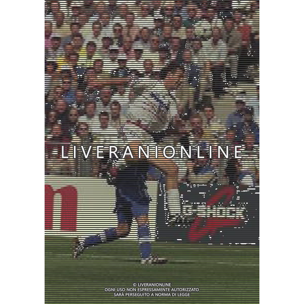 03-07-1998 CAMPIONATO DEL MONDO FRANCIA 98 PARIGI-ITALIA FRANCIA 0-0 AI SUPPLEMENTARI 4-3 NELLA FOTO LAURENT BLANC AG ALDO LIVERANI SAS