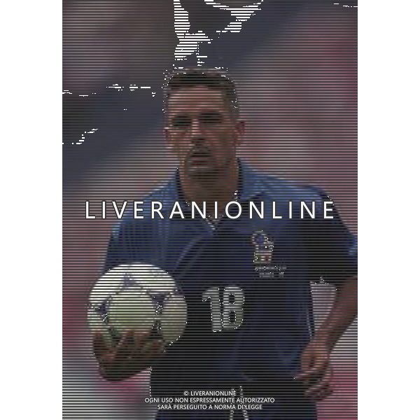 03-07-1998 CAMPIONATO DEL MONDO FRANCIA 98 PARIGI-ITALIA FRANCIA 0-0 AI SUPPLEMENTARI 4-3 NELLA FOTO ROBERTO BAGGIO AG ALDO LIVERANI SAS