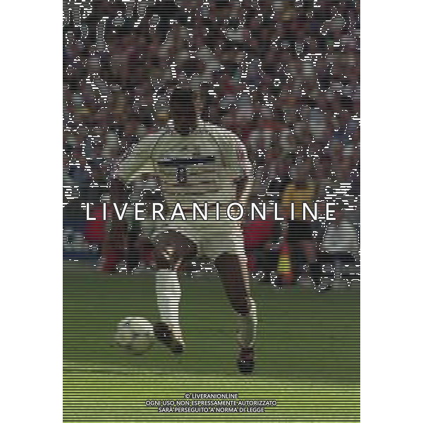 03-07-1998 CAMPIONATO DEL MONDO FRANCIA 98 PARIGI-ITALIA FRANCIA 0-0 AI SUPPLEMENTARI 4-3 NELLA FOTO MARCEL DESSAILLY AG ALDO LIVERANI SAS