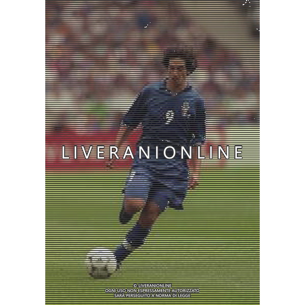 03-07-1998 CAMPIONATO DEL MONDO FRANCIA 98 PARIGI-ITALIA FRANCIA 0-0 AI SUPPLEMENTARI 4-3 NELLA FOTO DEMETRIO ALBERTINI AG ALDO LIVERANI SAS