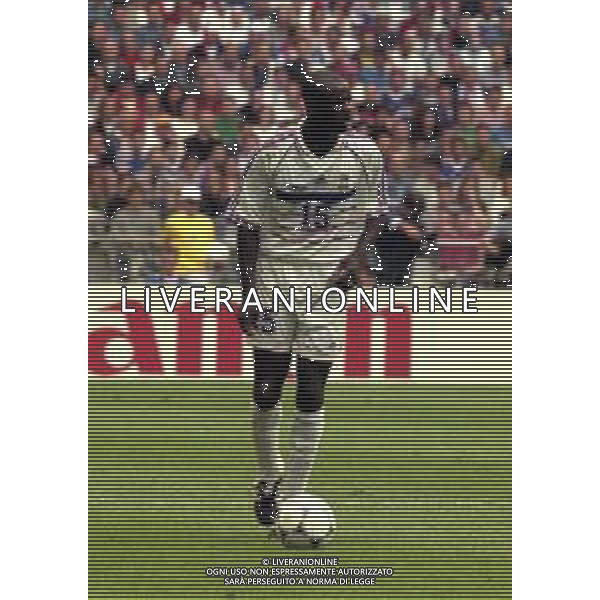 03-07-1998 CAMPIONATO DEL MONDO FRANCIA 98 PARIGI-ITALIA FRANCIA 0-0 AI SUPPLEMENTARI 4-3 NELLA FOTO LILIAN THURAM AG ALDO LIVERANI SAS