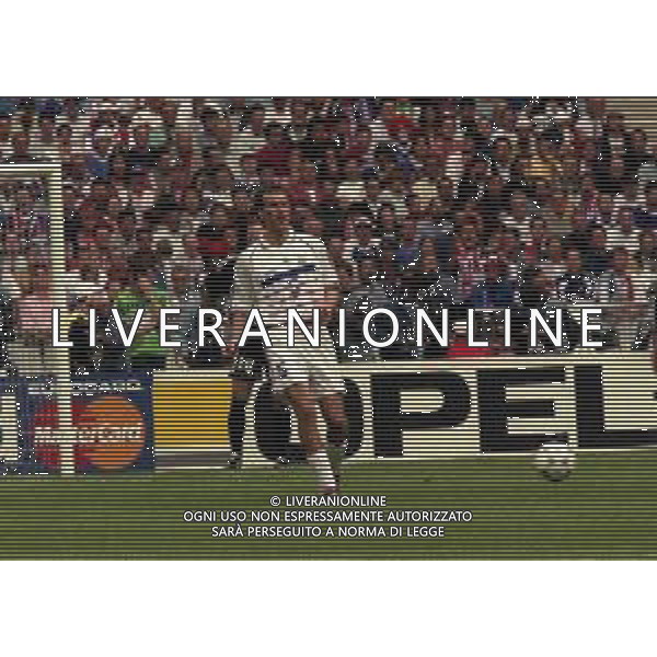 03-07-1998 CAMPIONATO DEL MONDO FRANCIA 98 PARIGI-ITALIA FRANCIA 0-0 AI SUPPLEMENTARI 4-3 NELLA FOTO LAURENT BLANC AG ALDO LIVERANI SAS