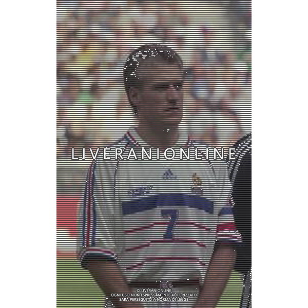 03-07-1998 CAMPIONATO DEL MONDO FRANCIA 98 PARIGI-ITALIA FRANCIA 0-0 AI SUPPLEMENTARI 4-3 NELLA FOTO DIDIER DESCHAMPS AG ALDO LIVERANI SAS