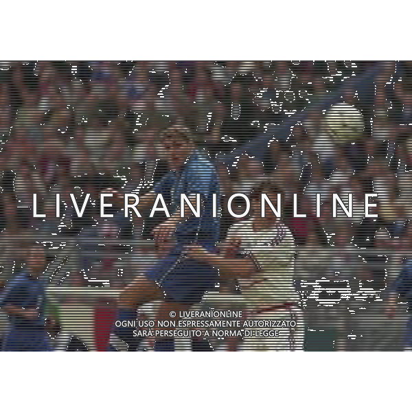 03-07-1998 CAMPIONATO DEL MONDO FRANCIA 98 PARIGI-ITALIA FRANCIA 0-0 AI SUPPLEMENTARI 4-3 NELLA FOTO CHRISTIAN VIERI AG ALDO LIVERANI SAS