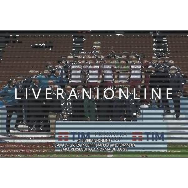 Coppa Italia TIM Cup Primavera 2017/2018 Finale Ritorno Milano - 13.04.2018 Milan-Torino Nella Foto:i giocatori con il presidente cairo festeggiano /Ph.Vitez-Ag. Aldo Liverani