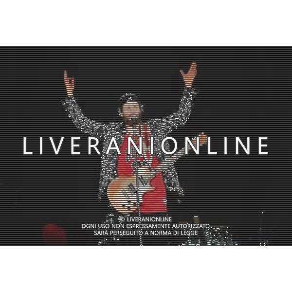 \' Lorenzo Live 2018 \' CONCERTO DI JOVANOTTI (Lorenzo Cherubini) ALL\'UNIPOL ARENA DI BOLOGNA 13 APRILE 2018 ©OPTIMAFOTO / AGENZIA ALDO LIVERANI SAS