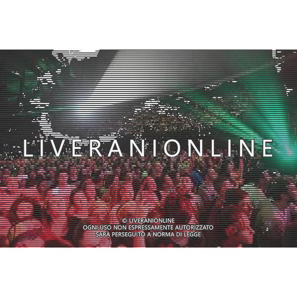 \' Lorenzo Live 2018 \' CONCERTO DI JOVANOTTI (Lorenzo Cherubini) ALL\'UNIPOL ARENA DI BOLOGNA 13 APRILE 2018 ©OPTIMAFOTO / AGENZIA ALDO LIVERANI SAS