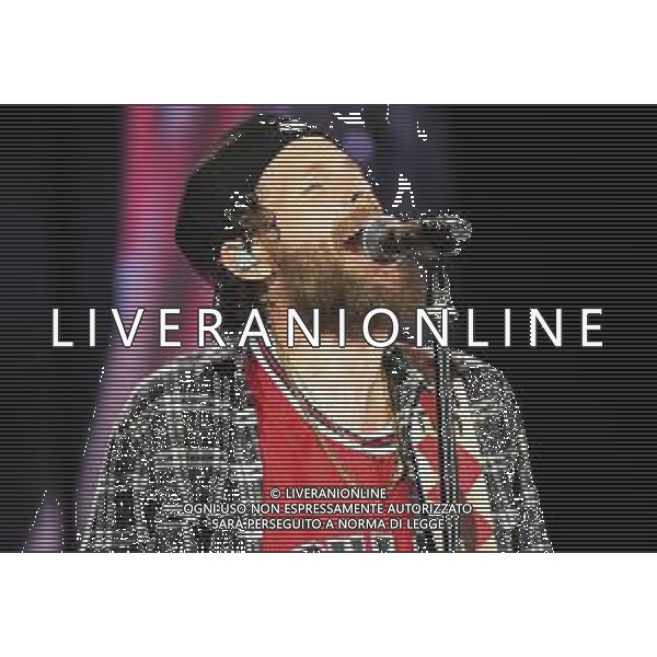 \' Lorenzo Live 2018 \' CONCERTO DI JOVANOTTI (Lorenzo Cherubini) ALL\'UNIPOL ARENA DI BOLOGNA 13 APRILE 2018 ©OPTIMAFOTO / AGENZIA ALDO LIVERANI SAS