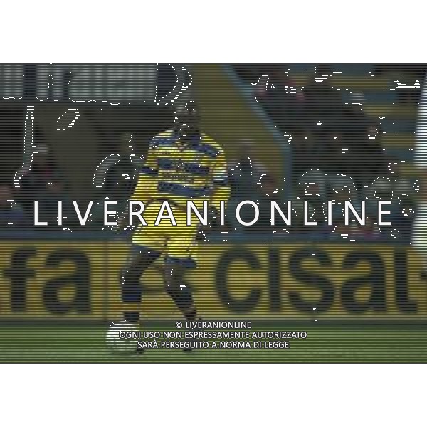 09-03-1999 PARMA SEMIFINALE DI COPPA ITALIA PARMA INTER 2-1 NELLA FOTO LILIAN THURAM AG ALDO LIVERANI SAS